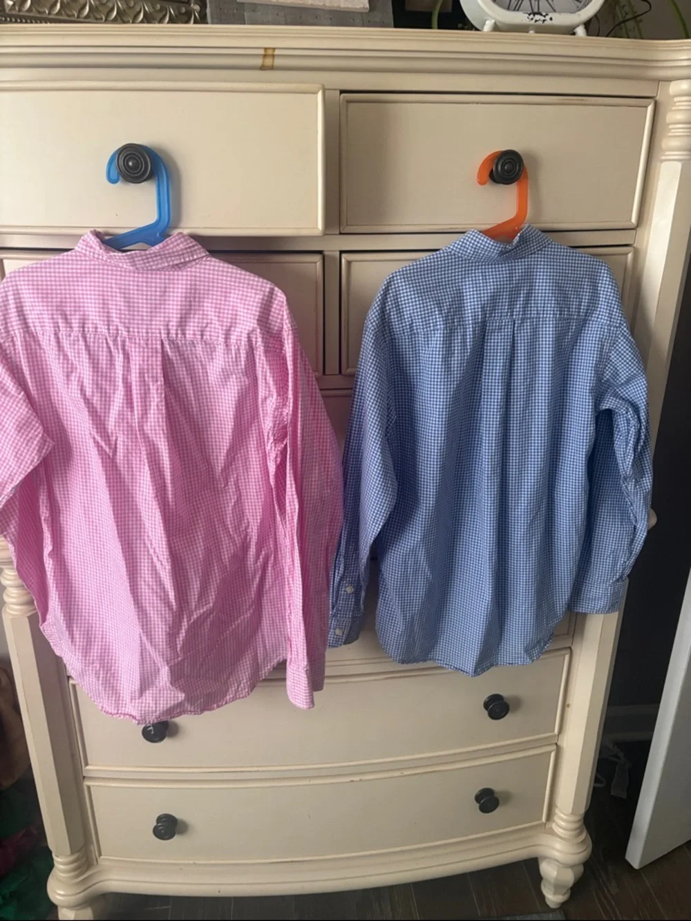 Ralph Lauren Pink & Blue Gingham Button-Down Shirts - Picture 8 of 8